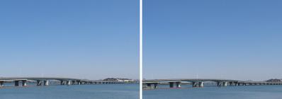 近江大橋 平行法3D立体ステレオ写真