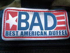 BEST AMERICAN DUFFEL(BAD、ベストアメリカンダッフル）のブランドマーク