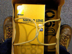 友人が購入したNikonのデジタル一眼レフD90