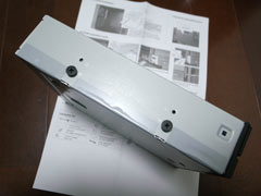 「DVR-S16J-BK」に「Try PC-X500B」の付属ネジを取り付ける
