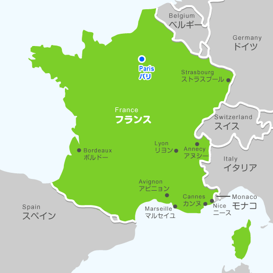 フランスmap