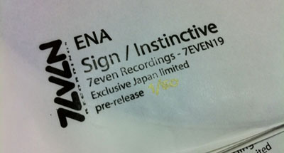 ENA - Sign / Instinctive ltd edition