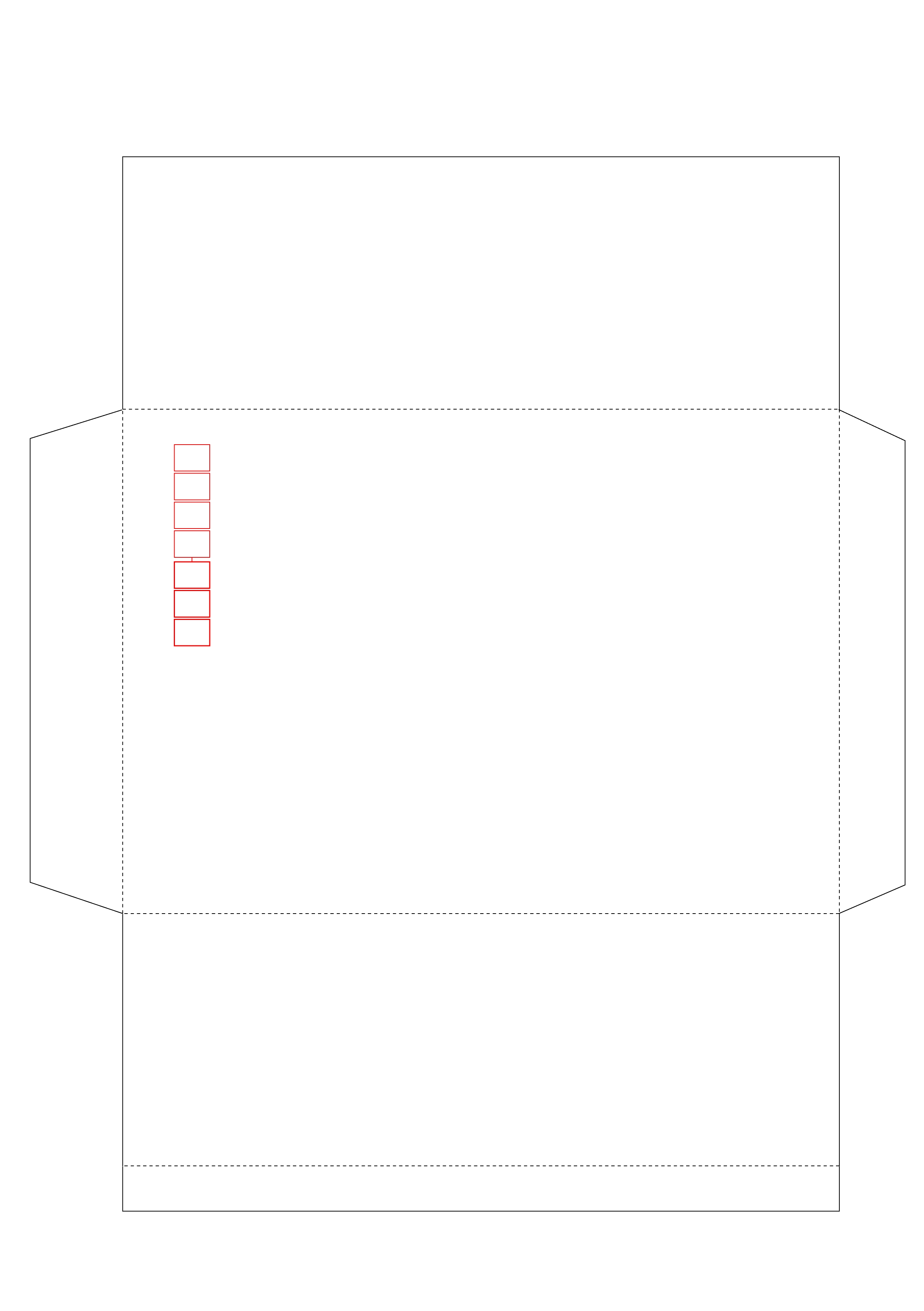 自分で作る洋形２号封筒 手作り封筒の設計図と作り方 大人の切り紙遊び 切り絵で作る 葉書を使った簡単ポップアップカード