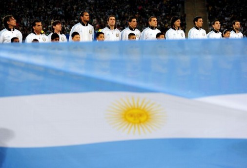 アルゼンチン代表ｖｓメキシコ代表国歌斉唱