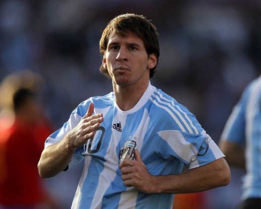 アルゼンチン代表2010ホームユニフォーム10メッシ