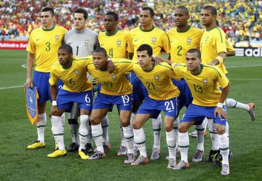 ブラジル代表集合写真vsポルトガル代表WC