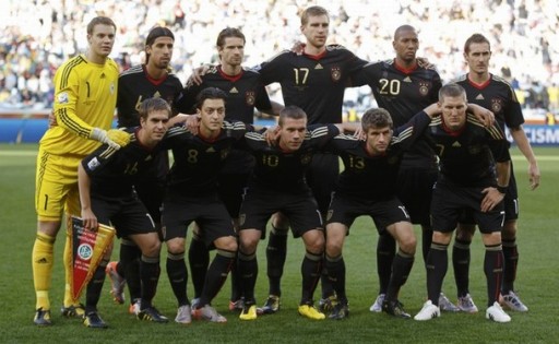 ドイツ代表集合写真ｖｓアルゼンチン代表WC準々決勝