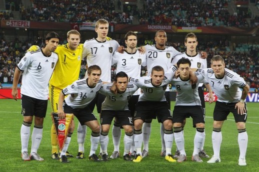 ドイツ代表集合写真vsスペインWC準決勝
