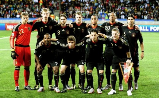 ドイツ代表集合写真vsウルグアイ代表WC3位決定戦