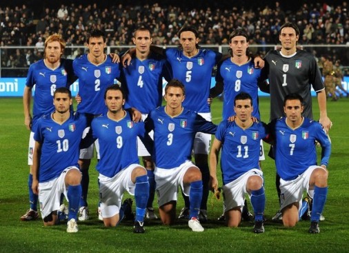 イタリア代表vsスウェーデン代表2009年11月14日