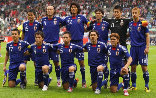 日本代表2010ユニフォーム集合写真