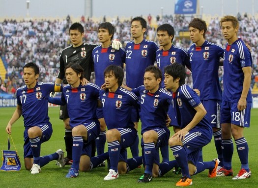 日本代表集合写真vsカタール2011アジアカップ準々決勝