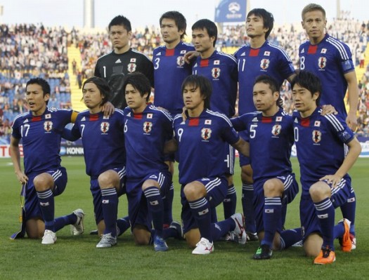 日本代表集合写真vs韓国代表2011アジアカップ準決勝