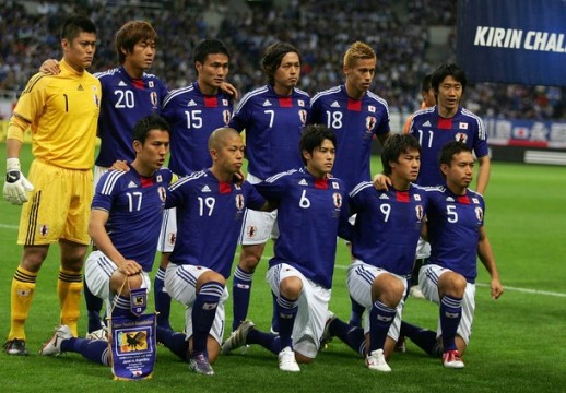 日本代表集合写真vsアルゼンチン代表20101008