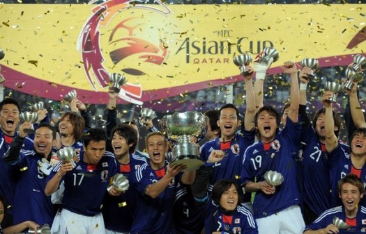 アジアカップ11 祝 優勝 日本代表アジア制覇記念写真