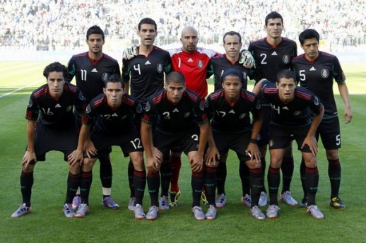メキシコ代表集合写真vsイタリア代表国際親善試合