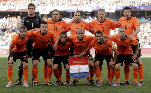 オランダ代表2010ホームユニフォームvs日本代表