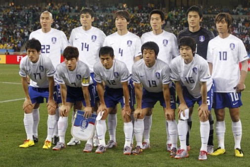 韓国代表2010アウェイユニフォームvsナイジェリアWC