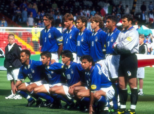 歴代サッカーユニフォーム】イタリア代表96/97ユニフォーム ユーロ96 