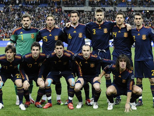 スペイン代表2010アウェイユニフォーム