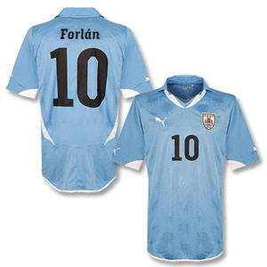 ウルグアイ代表2010ホームユニフォーム10フォルラン