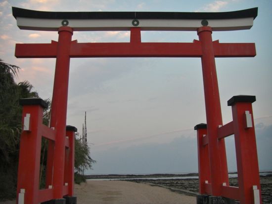 宮崎青島神社の鳥居