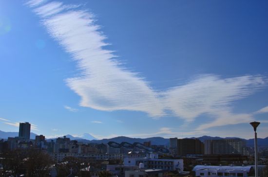 雲と富士山2012/01/03