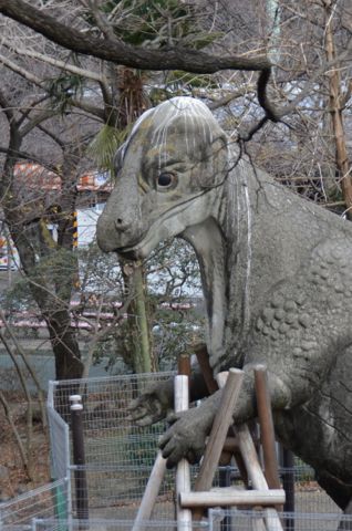 東山動植物園のティラノサウルス