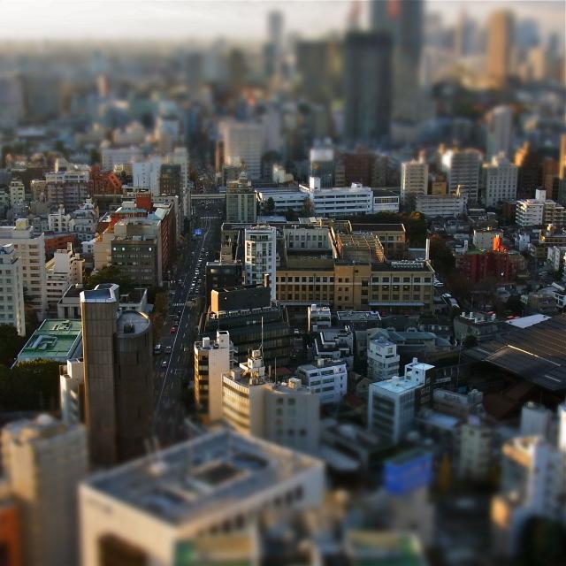 東京タワー昼ミニチュアライズR0020034