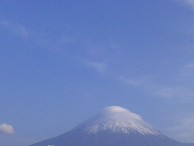 静岡　富士宮　そば　ブログ　本手打ちそば　蕎友館　富士山 かさ雲