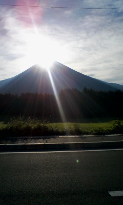 静岡　富士宮　そば　ブログ　本手打ちそば　蕎友館　輝きの富士山