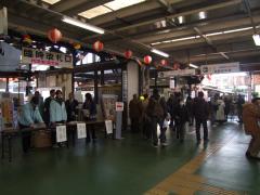 西武秩父駅も賑わっていました