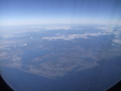 浜名湖全景が上空から見えました！