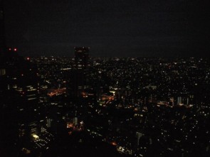 東京都庁　展望台からの夜景