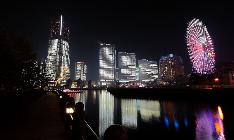 横浜みなとみらい２１全館点灯 携帯待受 スマートフォン用壁紙 東京写真館