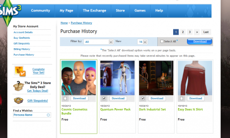 Purchase History 131024
