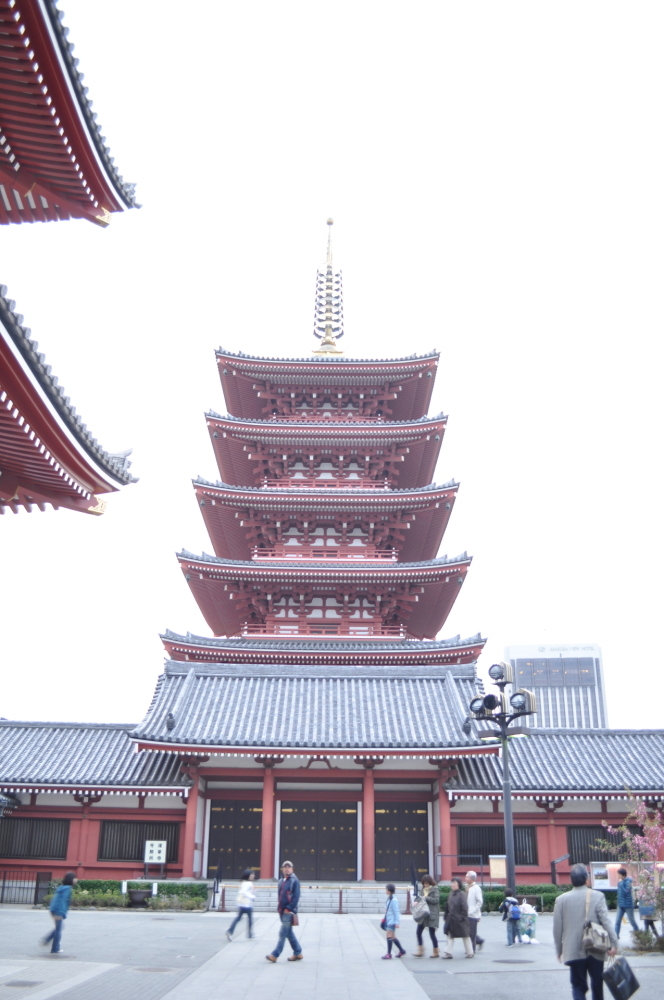 浅草寺の五重の塔