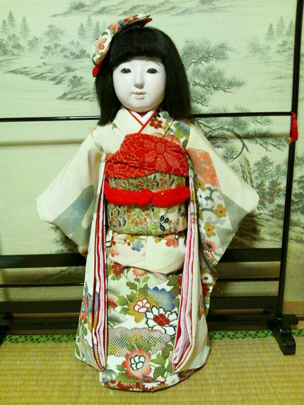 ON or OFF -- 今と昔と和と洋と を 結ぶ -- ミニチュア着物14 市松人形 