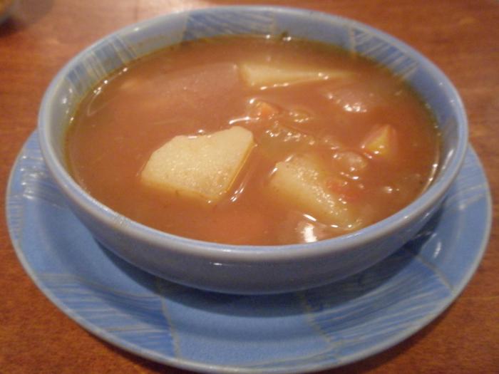トマト＆ひよこ豆のスープ